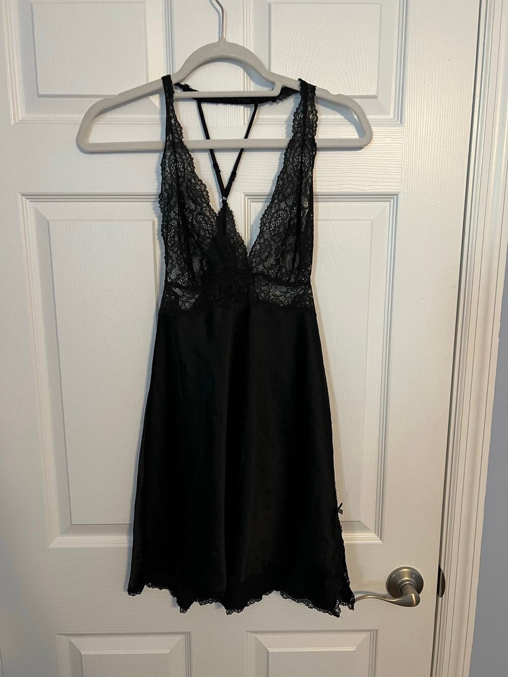 Victoria’s Secret black slip dress size small